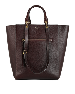 Maple Tote, Leather, Burgundy, MIT, DB, 2*